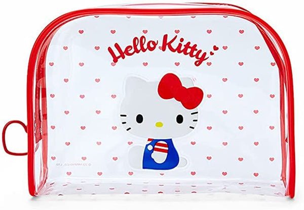 Sanrio - Estuche de PVC Parche Hello Kitty Transparent Dot