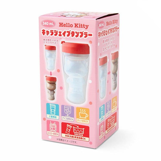 Verre à Vin Hello Kitty Sanrio - Sans Pied, Forme Goutte D'Eau - 591 Ml - Lavage Main