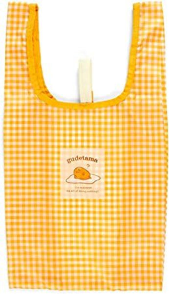 Sanrio - Bolsa de Compras Reutilizable Small Gudetama Eco Bag Check