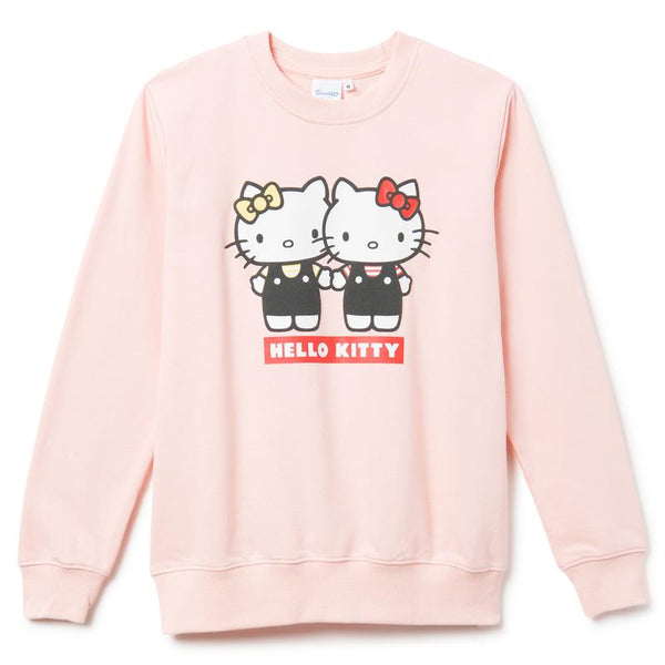Sanrio - Polera Hello Kitty & Mimmy Pink Talla M
