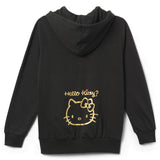 Sanrio - Casaca con Capucha Hello Kitty Black Talla S