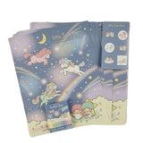 Sanrio - Set de Papel Carta Little Twin Stars Unicorns