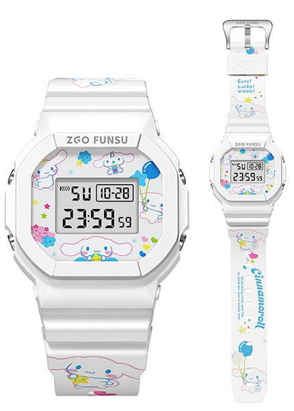 Sanrio - Reloj Digital de Cinnamoroll White